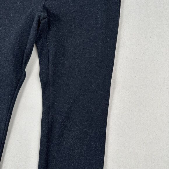 Eileen Fisher Pants Women’s 4 Heathered Black Straight Leg Stretch Elastic Waist - Picture 4 of 16